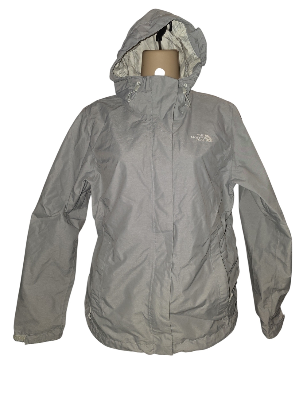 The North Face Women’s Waterproof Hooded Jacket - Light Gray